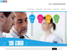 Tablet Screenshot of expatriatehealthcare.com